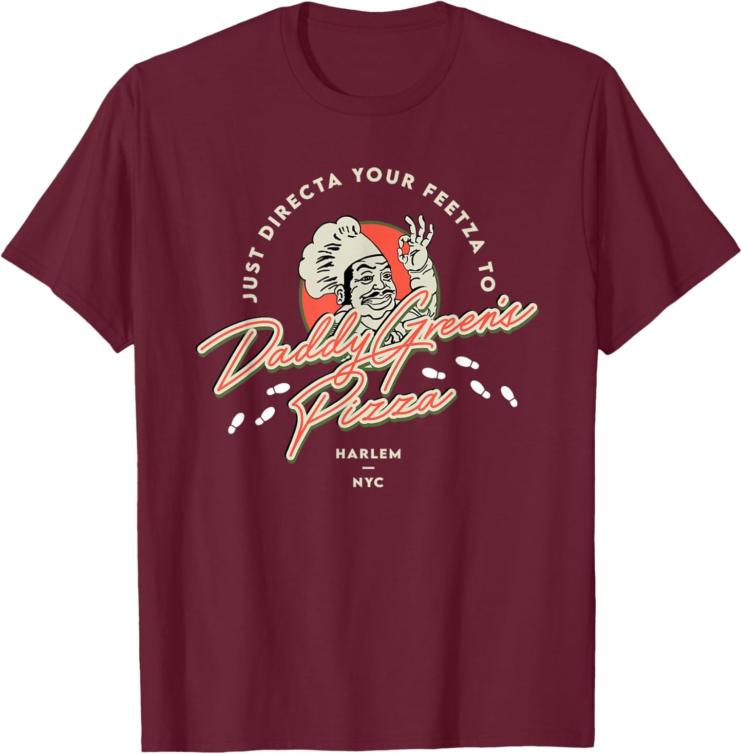 Daddy Green's Pizza 's, Women T-Shirt - T-Shirt | Maroon