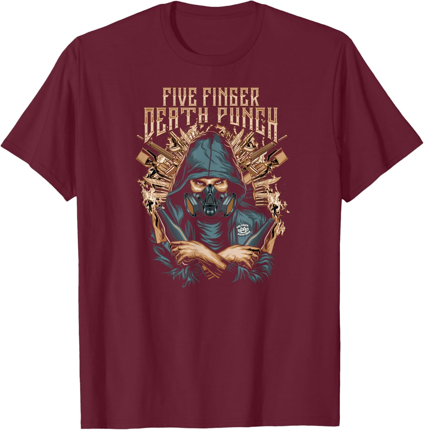 5FDP – Boots And Blood T-Shirt - T-Shirt | Maroon