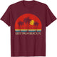 West Palm Beach Florida FL Surfer Retro Vintage T-Shirt - T-Shirt | Maroon