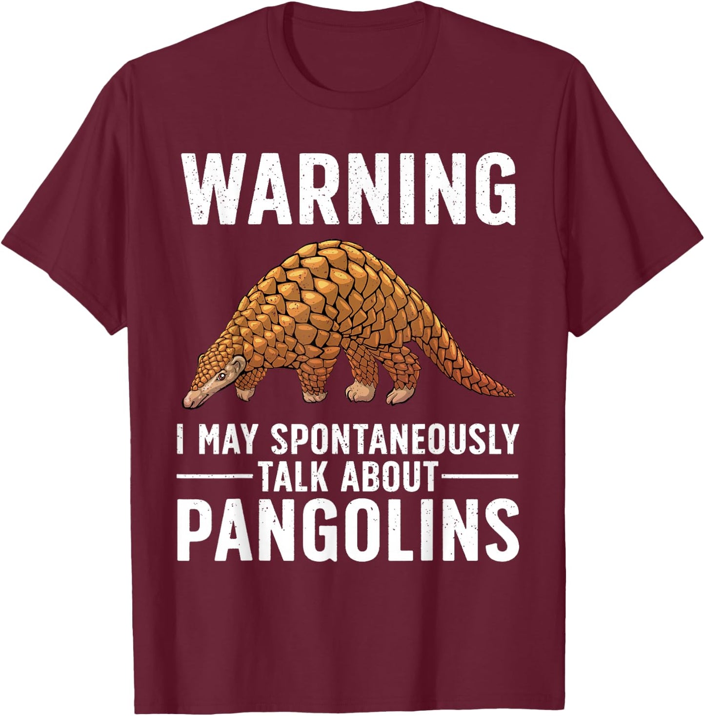 Cool Pangolin Women Save Pangolins Anteater Animal T-Shirt - T-Shirt | Maroon