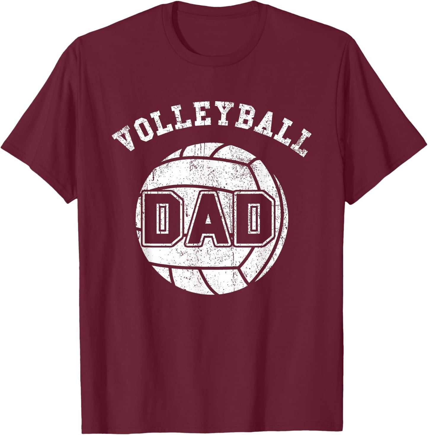 Volleyball Dad T-Shirt - T-Shirt | Maroon
