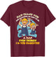Dad Thanks For Teaching Me How To Be A Man Mechanic Daughter T-Shirt - T-Shirt | Maroon
