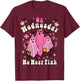 On Wednesday We Wear Pink Ghost Halloween Breast Cancer 2022 T-Shirt - T-Shirt | Maroon