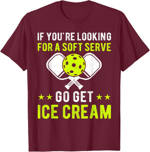 Funny Pickleball Pun for Pickleball Player Funny Paddleball T-Shirt - T-Shirt | Maroon