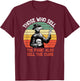 Those Who Sell The Panic Also Sell The Cure T-Shirt - T-Shirt | Maroon