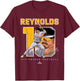 Number and Portrait Bryan Reynolds Pittsburgh MLBPA T-Shirt - T-Shirt | Maroon