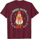 Deez Nuts Funny Christmas Nutcracker Retro Vintage Xmas Gift T-Shirt - T-Shirt | Maroon