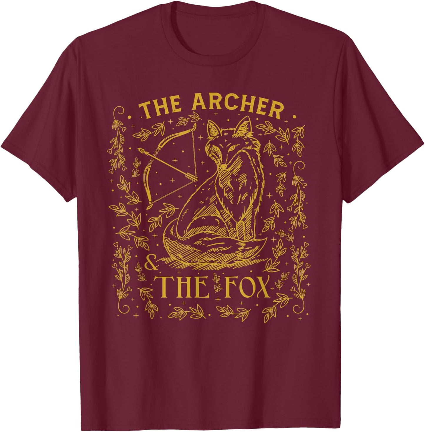 The Archer The Fox T-Shirt - T-Shirt | Maroon