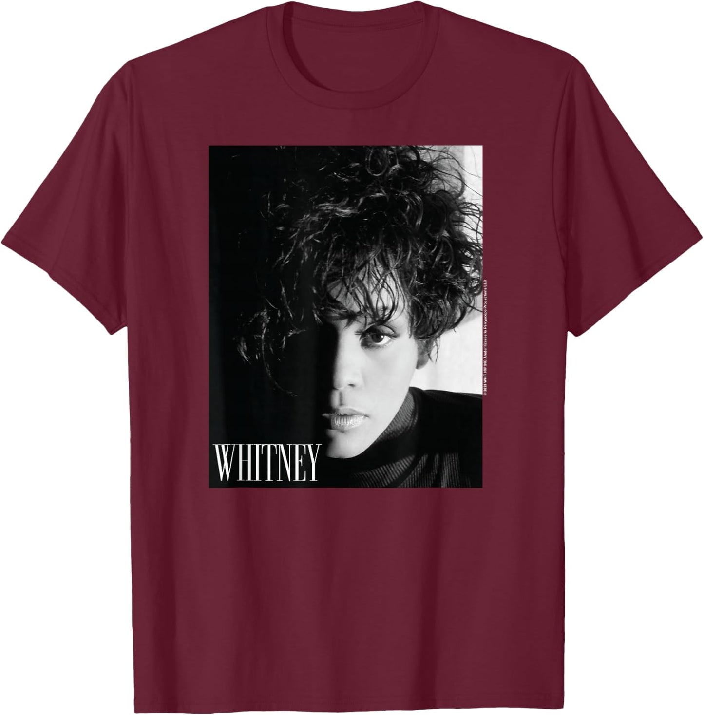 Whitney Houston - Whitney Box T-Shirt - T-Shirt | Maroon