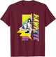Marvel Comics Retro Classic Hawkeye & Kate Bishop Poster T-Shirt - T-Shirt | Maroon