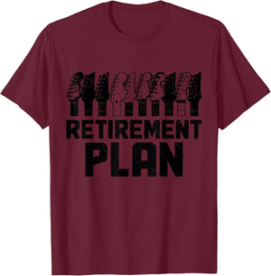 Guitar Player My Retirement Plan Is Playing Guitar T-Shirt - T-Shirt | Maroon