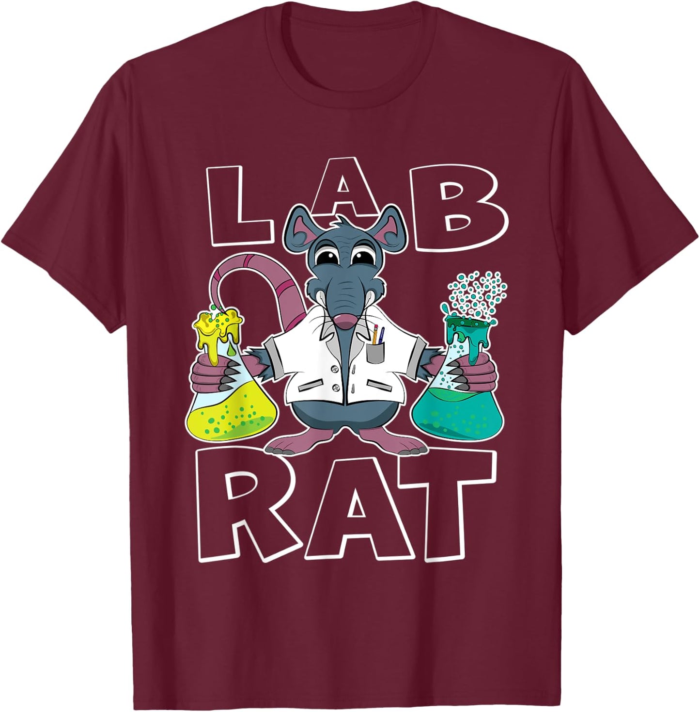 Medical Laboratory Scientist Lab Rat T-Shirt - T-Shirt | Maroon
