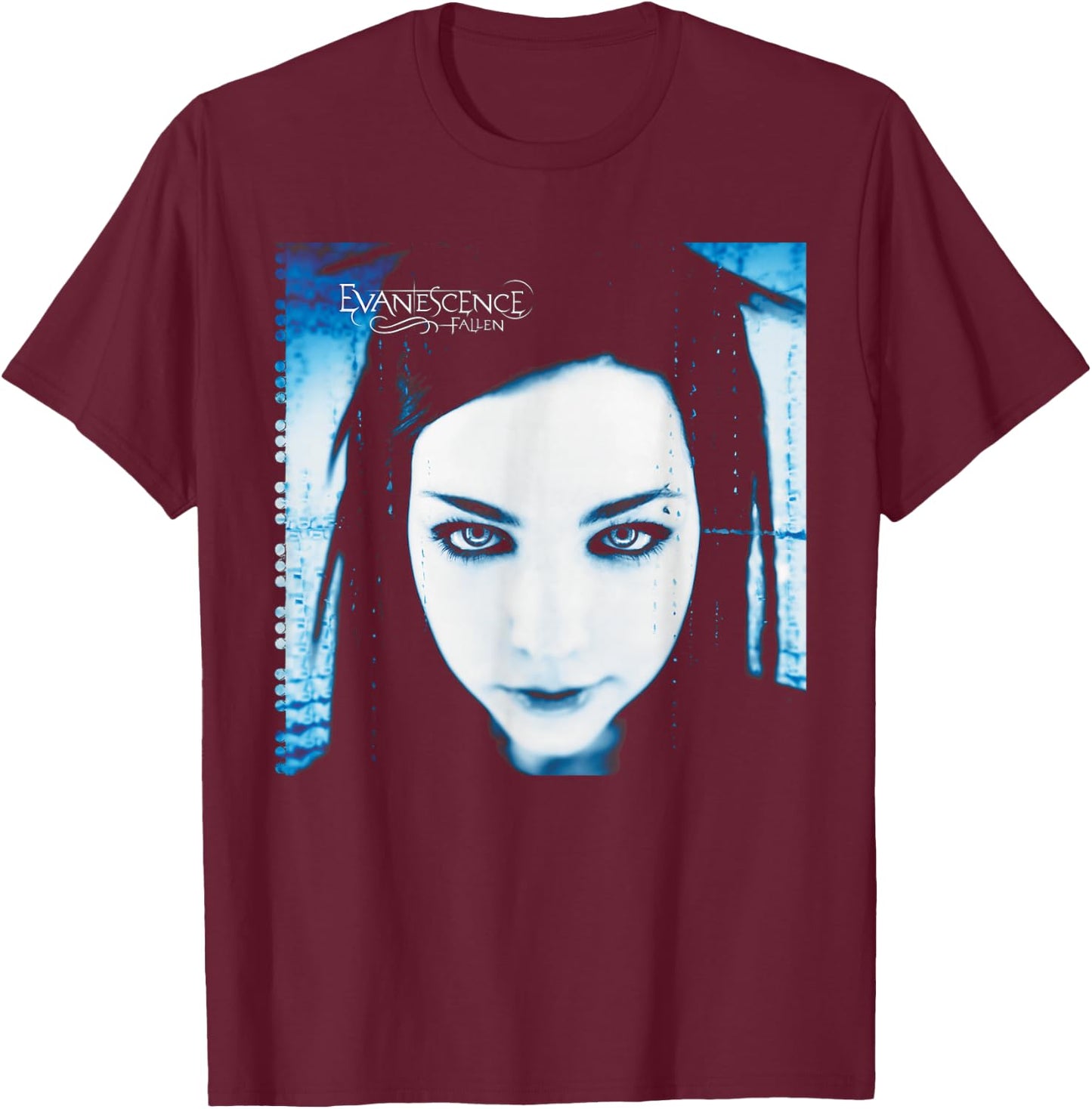 Evanescence – Fallen Album T-Shirt - T-Shirt | Maroon