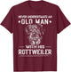 Funny Rotti - Best Dog Dad Ever - Rottweiler Men T-Shirt - T-Shirt | Maroon
