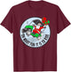 Funny Golfing Santa Claus - Christmas Golfer Golf Cart T-Shirt - T-Shirt | Maroon