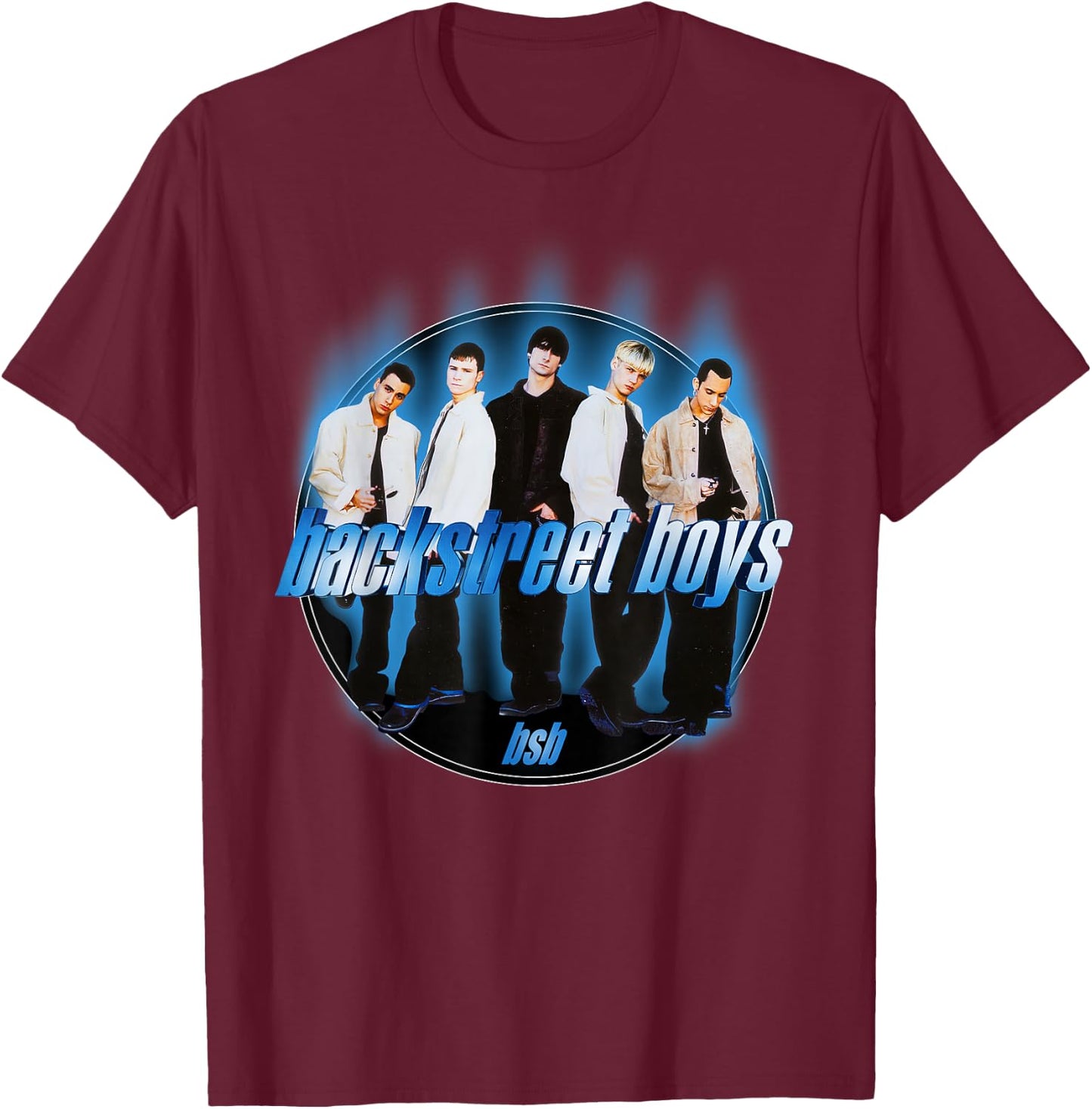 Backstreet Boys – Circle Millennium Small T-Shirt - T-Shirt | Maroon