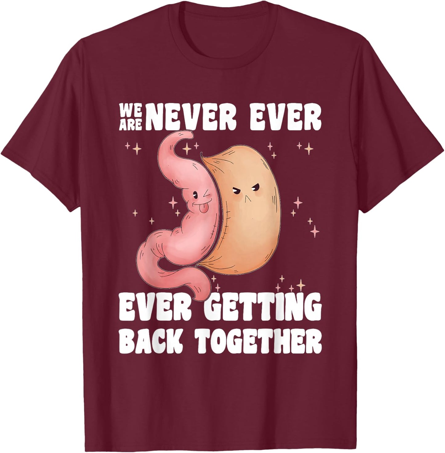 Gastric Sleeve Bariatric Gastric Surgery Weight Loss T-Shirt - T-Shirt | Maroon