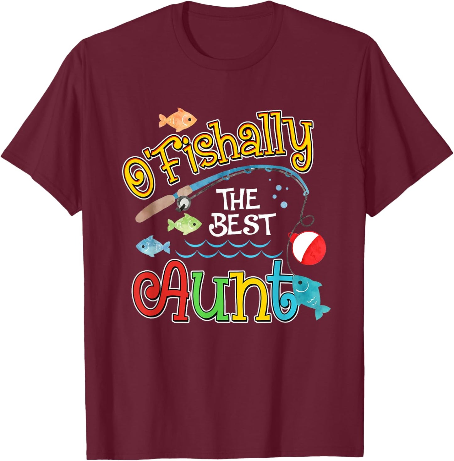 Ofishally The Best Aunt Auntie of the Birthday Boy T-Shirt - T-Shirt | Maroon