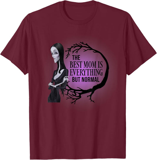 The Addams Family Animated Movies – Mother's Day Morticia T-Shirt - T-Shirt | Maroon