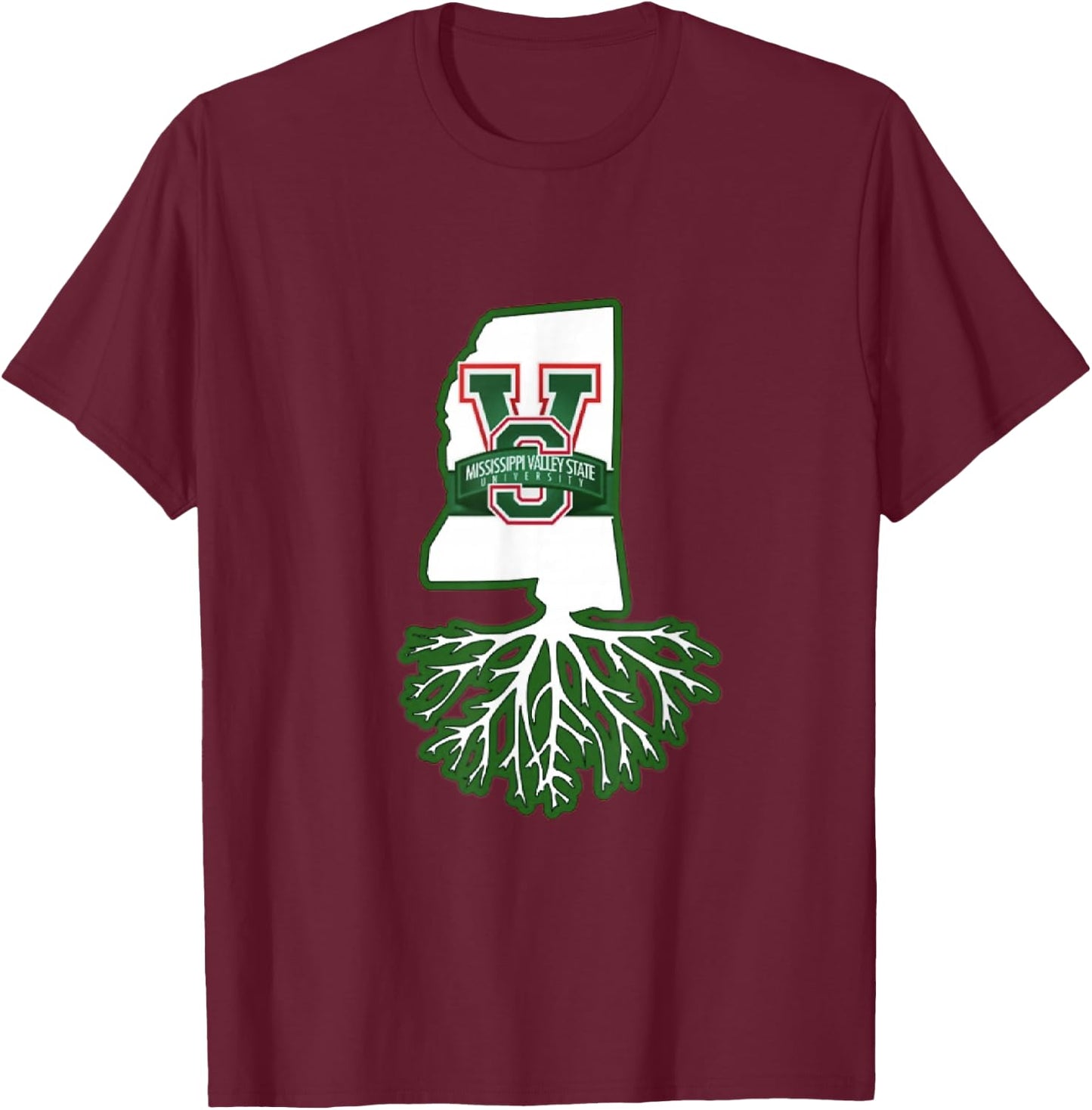 MVSU Roots T-Shirt - T-Shirt | Maroon