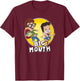 Big Mouth Nick & Andrew Best Friends Circle Portrait T-Shirt - T-Shirt | Maroon