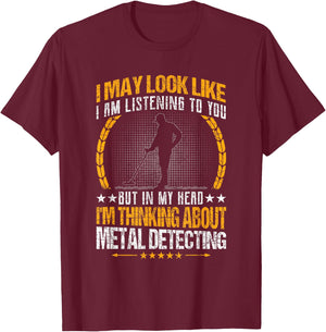 Metal Detecting - Detectorists T-Shirt - T-Shirt | Maroon