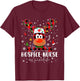Love Hospice Nurse Life Reindeer Nurse Christmas Pajama T-Shirt - T-Shirt | Maroon