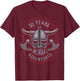50 Years of Norse Adventures Viking 50th Birthday T-Shirt - T-Shirt | Maroon
