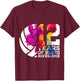 12 Years of Being Awesome Volleyball 12th Birthday T-Shirt - T-Shirt | Maroon