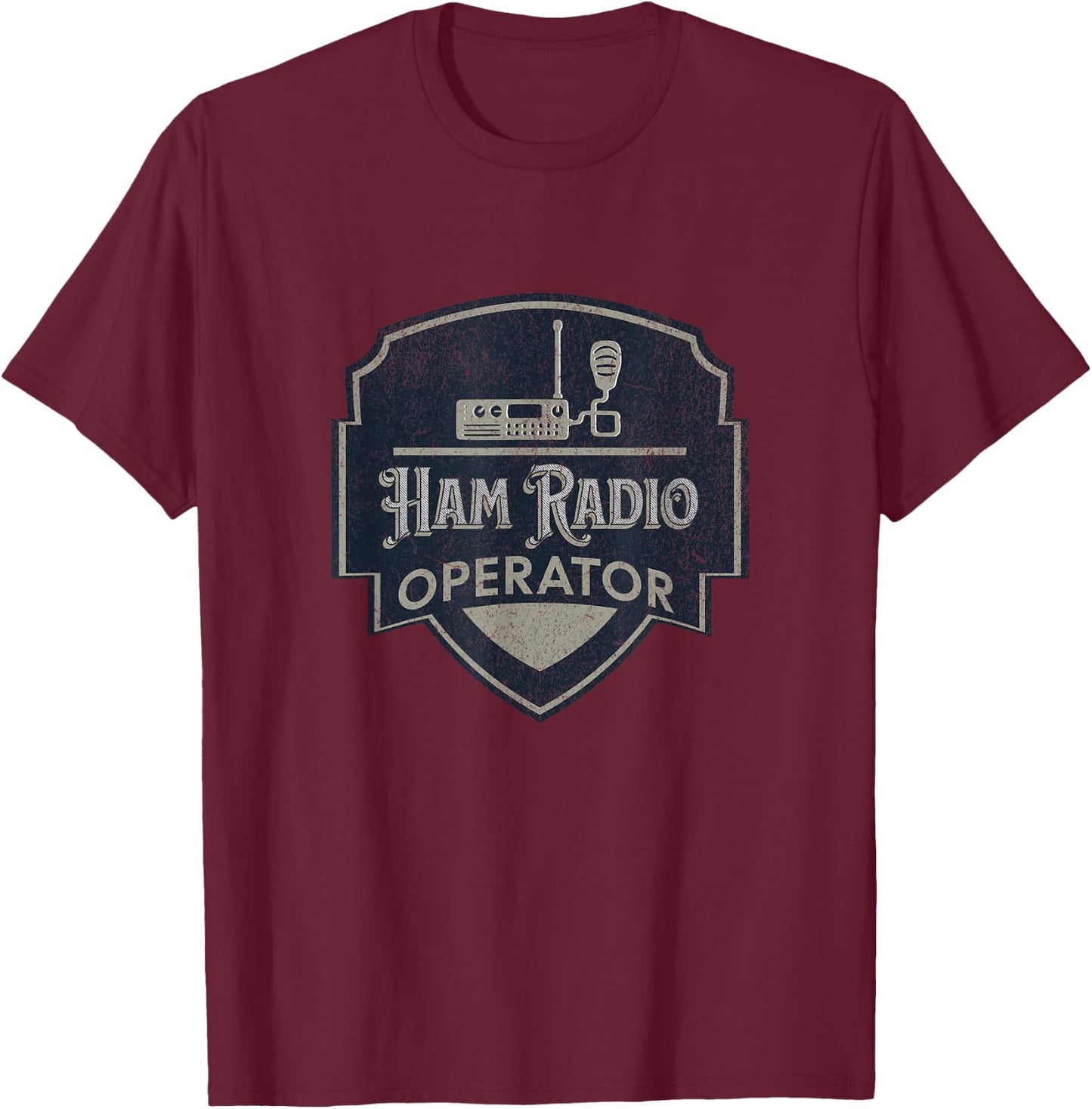Ham Radio Operator - For Signalers and Technicians T-Shirt - T-Shirt | Maroon