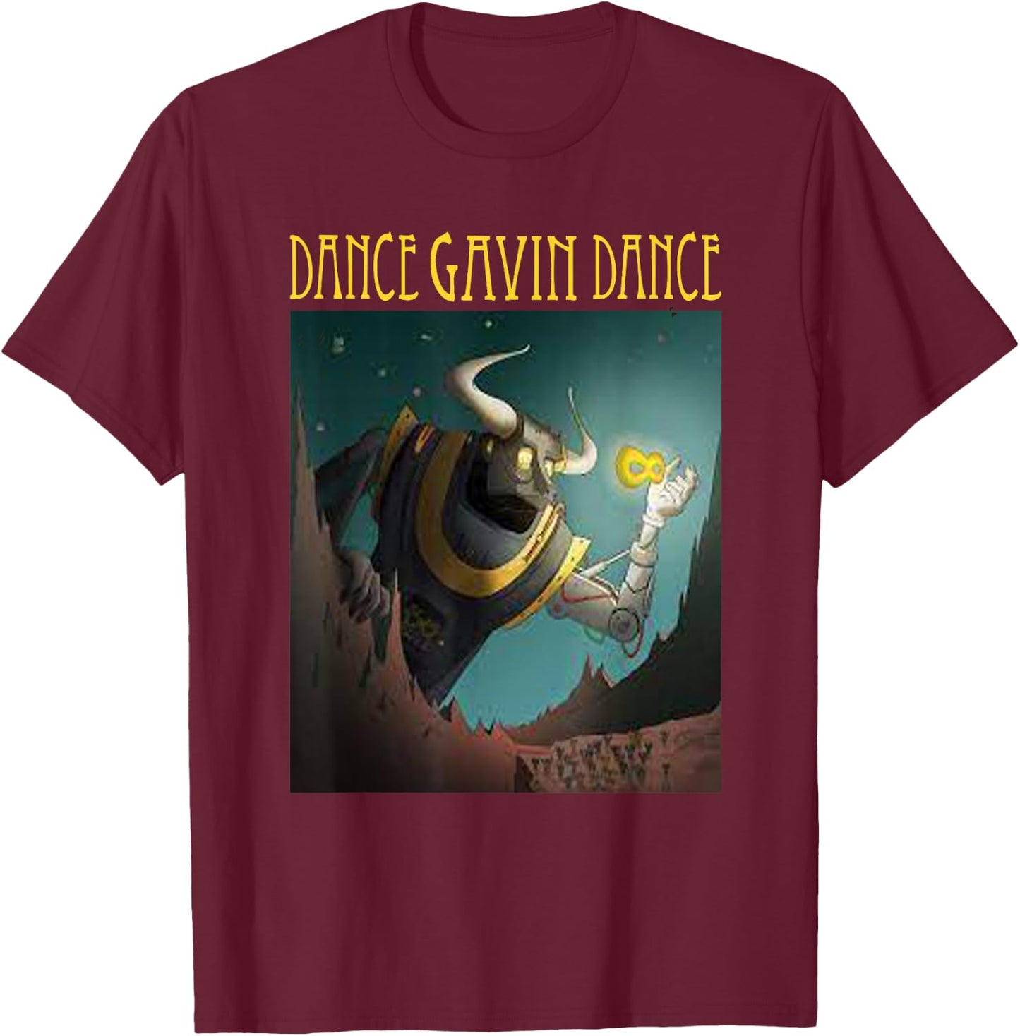Dance Gavin Dance Graphic Design - Dance Gavin Dance T-Shirt - T-Shirt | Maroon