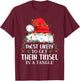 Most Likely To Get Their Tinsel in a Tangle Christmas T-Shirt - T-Shirt | Maroon