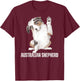 Australian Shepherd Dog Lover Gifts Shirt Aussie Dog T-Shirt - T-Shirt | Maroon