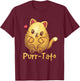 Purrtato Cat Purr Potato Cat Lover Vegetarian Idaho Potatoes T-Shirt - T-Shirt | Maroon