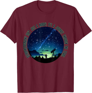 Astrophotography Magic: for The Passionate Astrophotographer T-Shirt - T-Shirt | Maroon