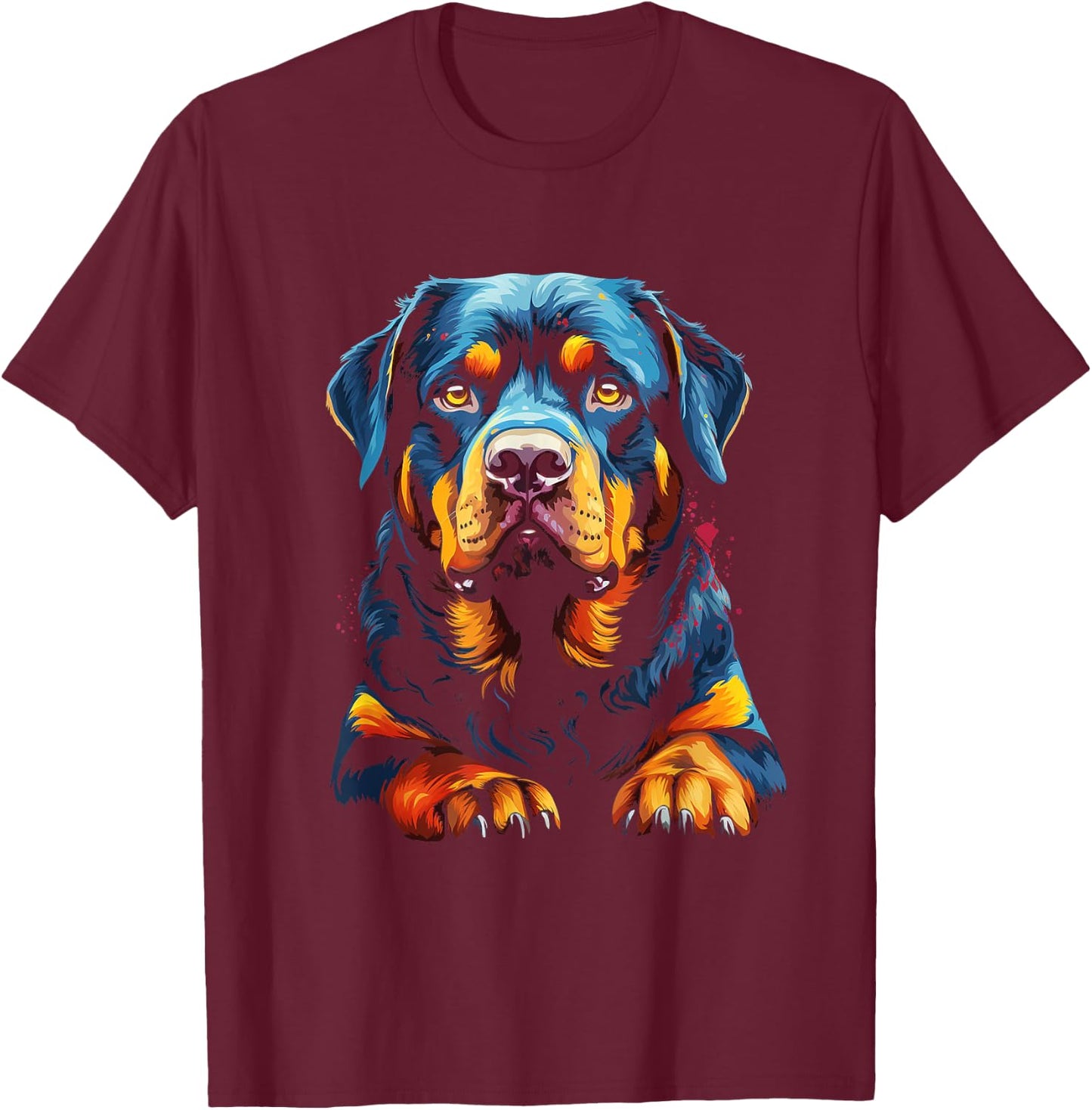 Rottweiler dog pet owner T-Shirt - T-Shirt | Maroon