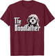 The Doodfather Goldendoodle Dog Doodle Dad Fathers Day T-Shirt - T-Shirt | Maroon