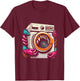 Washing Machine Monster - Funny Spooky Halloween Costume T-Shirt - T-Shirt | Maroon
