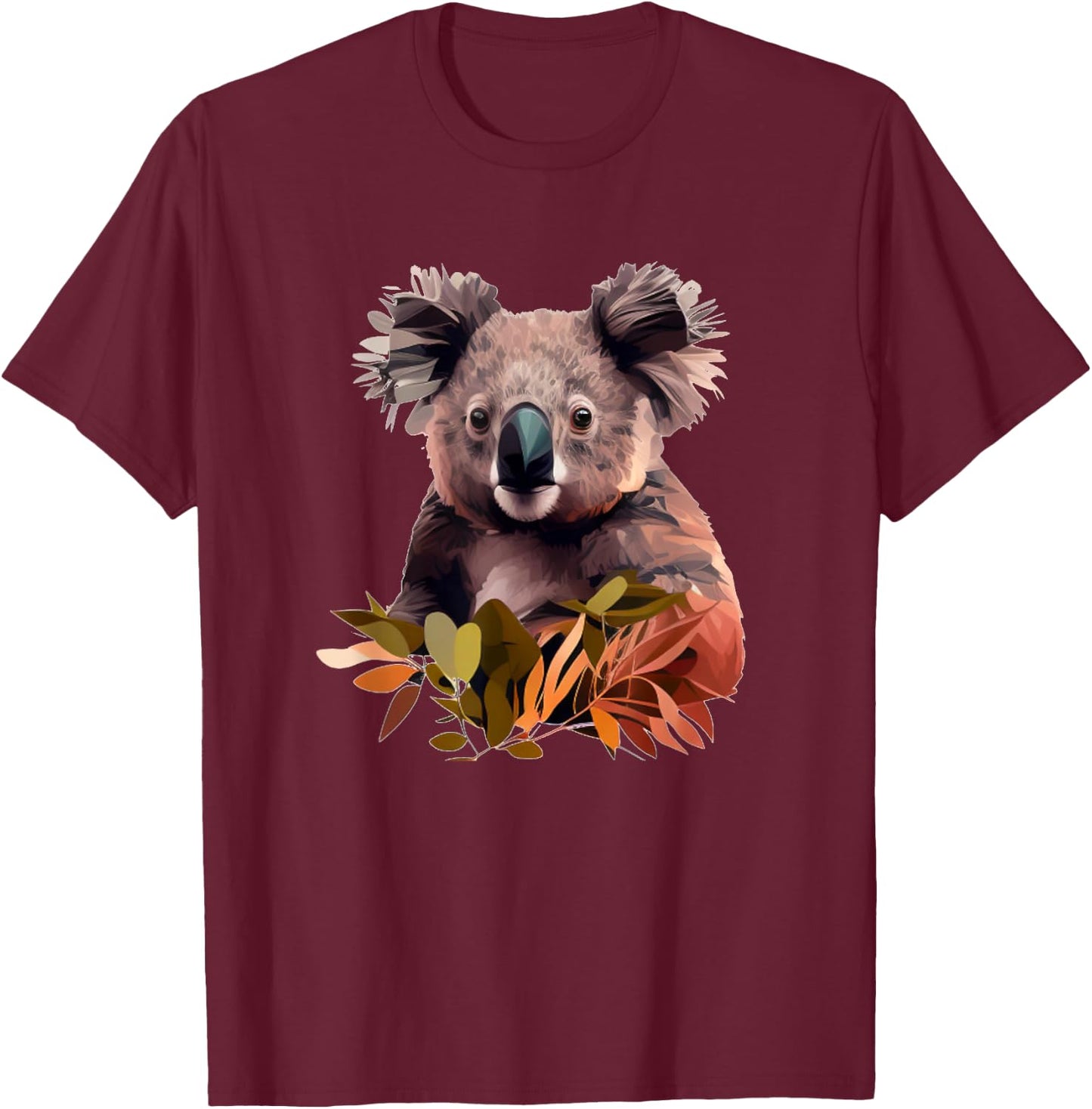 Funny plump Koala Bear T-Shirt - T-Shirt | Maroon