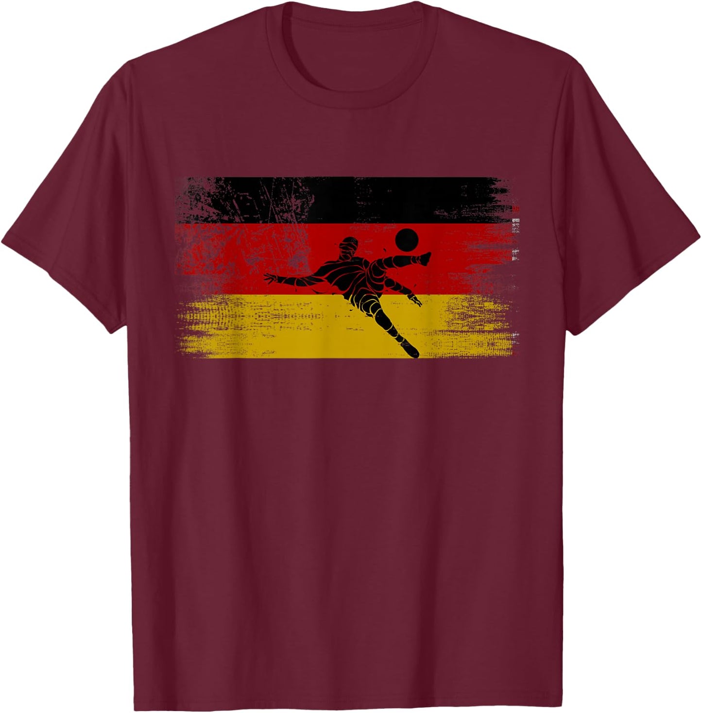Germany Soccer German Football Germany Futbol T-Shirt - T-Shirt | Maroon