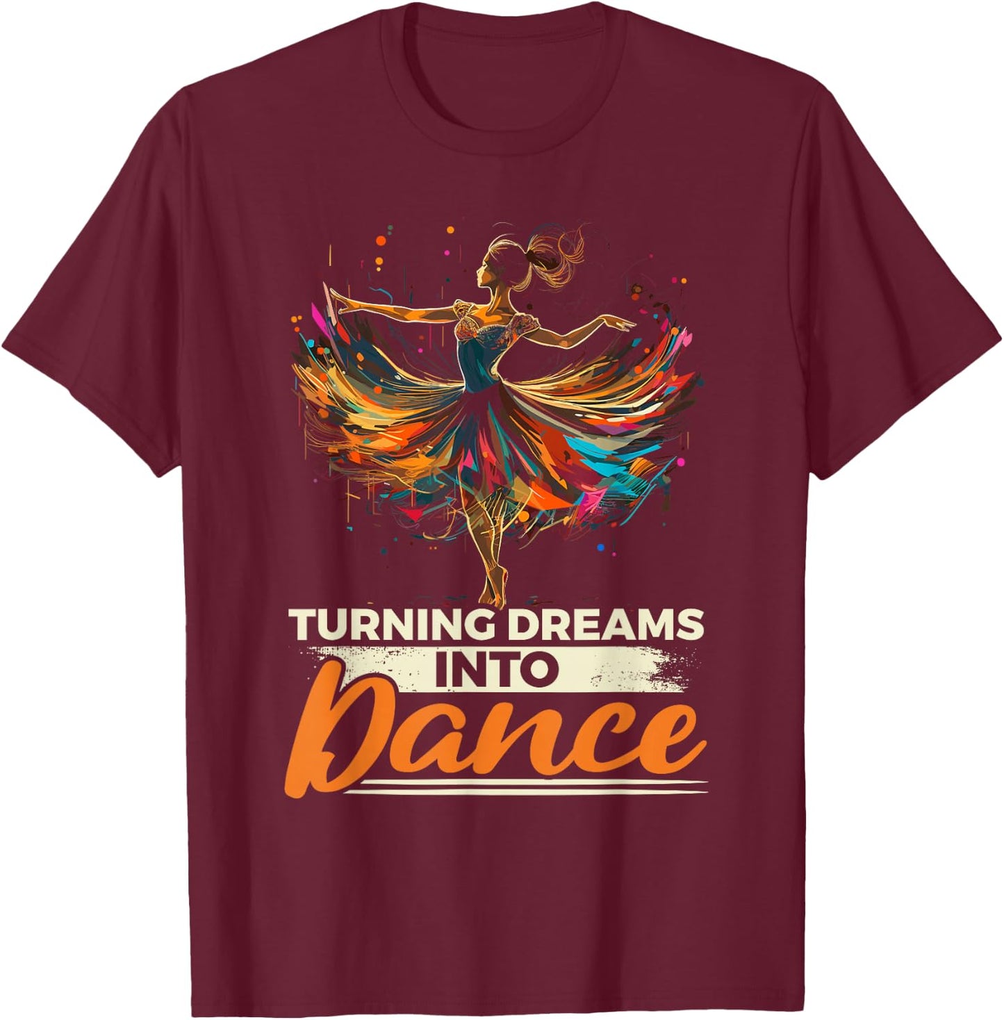 Ballet Teacher Dance Sport Ballerina Ballet Dancer T-Shirt - T-Shirt | Maroon