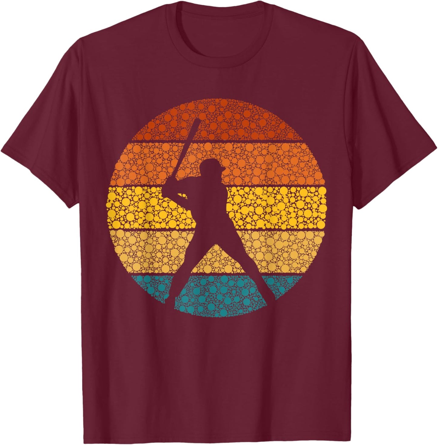 Funny Polka Dot Day Baseball International Dot Day Kids Boys T-Shirt - T-Shirt | Maroon