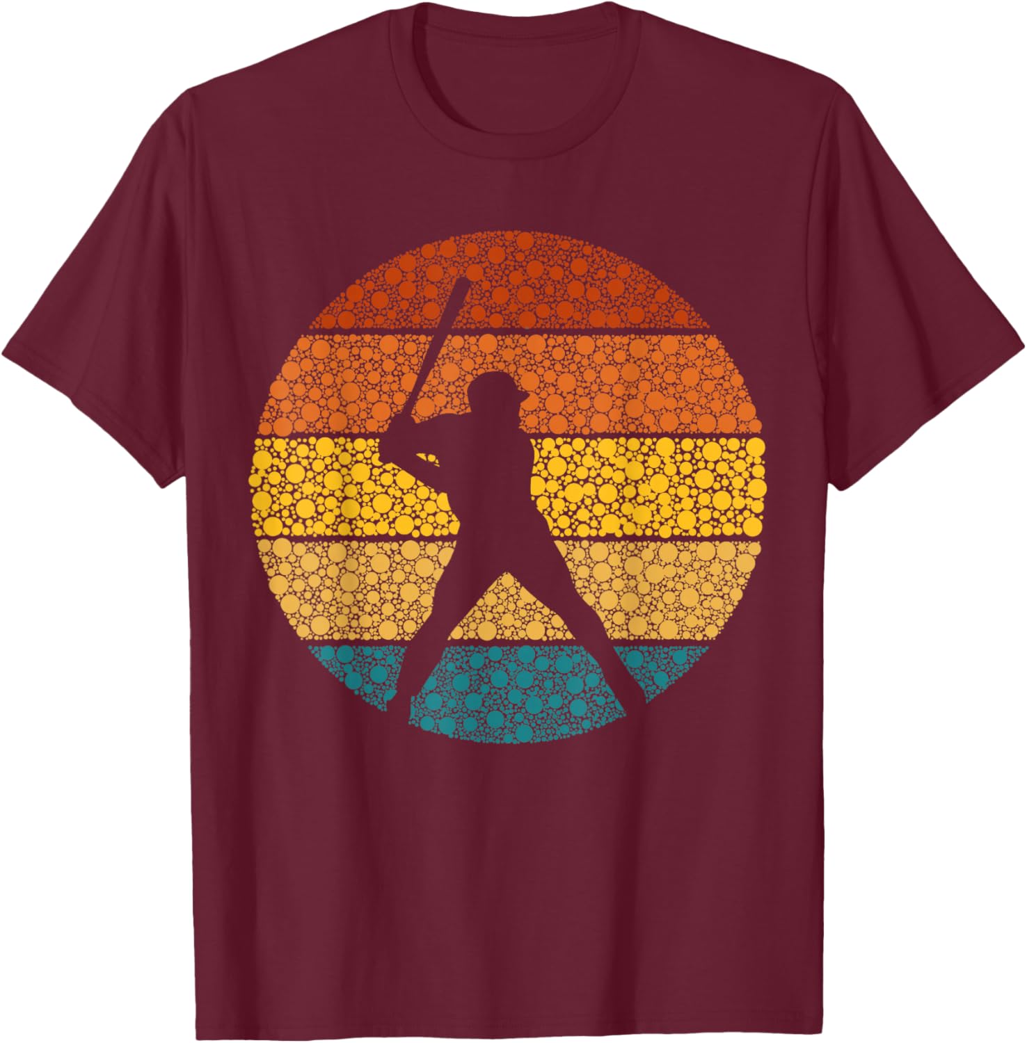 Funny Polka Dot Day Baseball International Dot Day Kids Boys T-Shirt - T-Shirt | Maroon