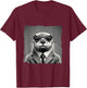 Sea Otter Lover Funny Design T-Shirt - T-Shirt | Maroon