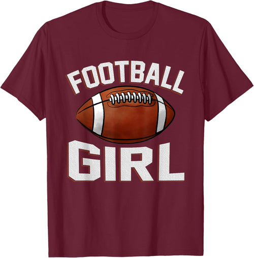 American Football Lover Girl Player shirt Funny Football
