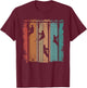 Vintage Lineman Father Retro Electric Cable Lineman T-Shirt - T-Shirt | Maroon