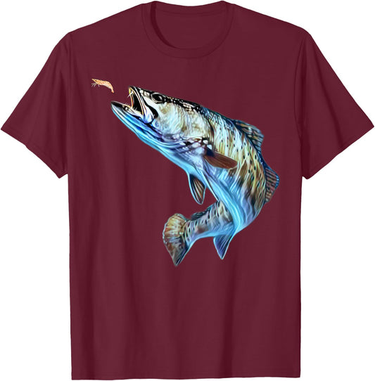 Speckled Trout Fishing - Men, Women & Kids Speckled Trout T-Shirt - T-Shirt | Maroon