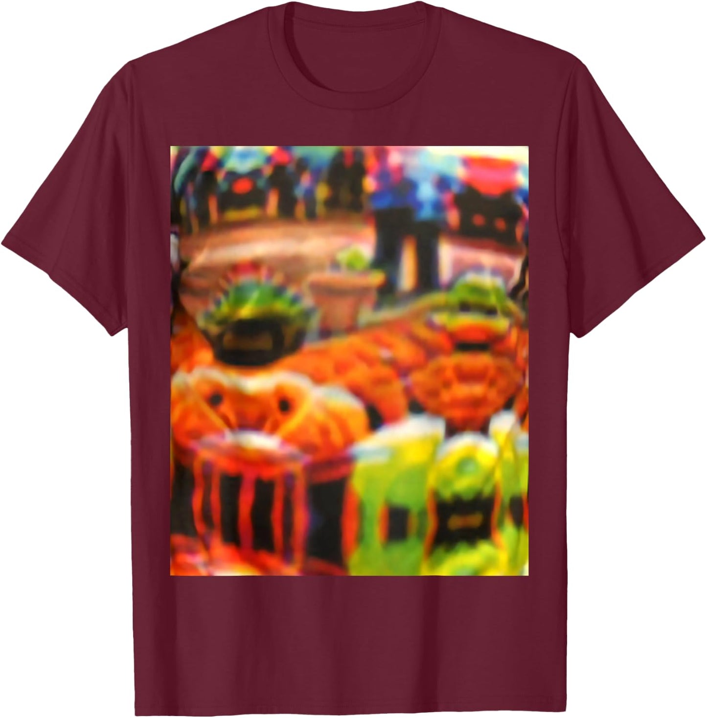 Maryland Developer Computer Science Programmer Invisibility Cloak Against AI Adversarial Pattern Attack Adults Black Cotton 60% Polyester 40% Short Sleeve Classic Fit Small T-Shirt - T-Shirt | Maroon
