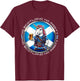 No Scotland No Party Scottish Pride Scotland Unicorn Saltire T-Shirt - T-Shirt | Maroon