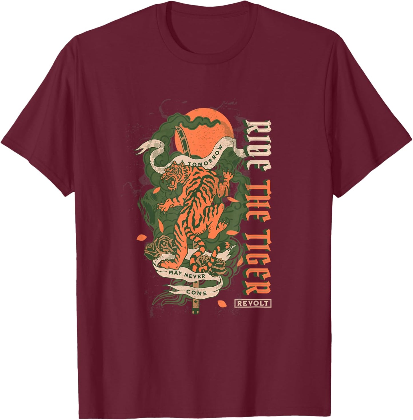 Ride the Tiger Julius Evola Revolt Against the Modern World T-Shirt - T-Shirt | Maroon
